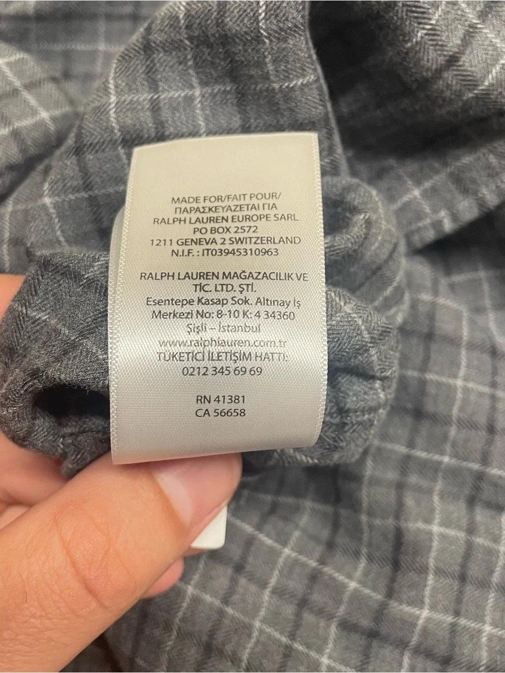 Polo by Ralph Lauren Men's Slate Gray Plaid Button-Down Shirt